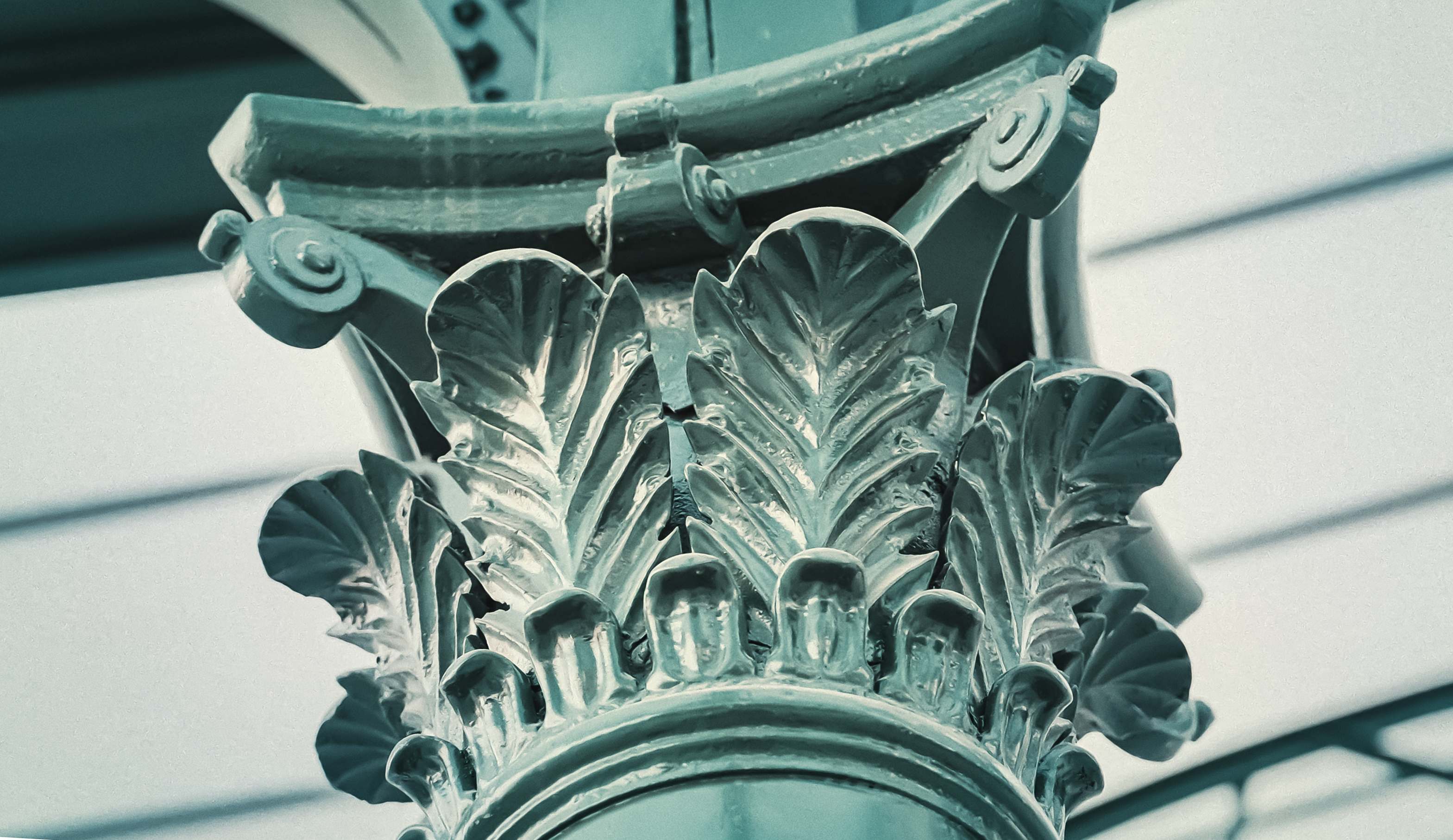 Corinthian column capital restoration detail